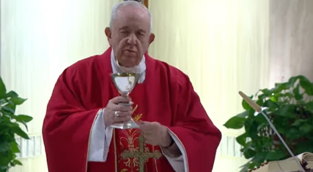 Santa Misa de hoy presidida por el Papa Francisco en Santa Marta, sábado de la segunda semana de Pascua, 25-4-2020