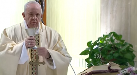 Santa Misa de hoy presidida por el Papa Francisco en Santa Marta, lunes de la 4ª semana de Pascua, 4-5-2020