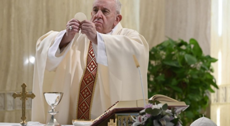 Santa Misa de hoy presidida por el Papa Francisco en Santa Marta, martes de la 4ª semana de Pascua, 5-5-2020