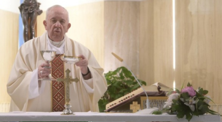 Santa Misa de hoy presidida por el Papa Francisco en Santa Marta, miércoles de la 4ª semana de Pascua, 6-5-2020