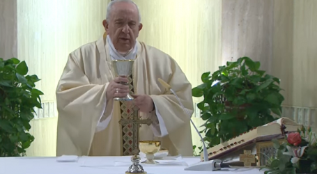 Santa Misa de hoy presidida por el Papa Francisco en Santa Marta, viernes de la 4ª semana de Pascua, 8-5-2020
