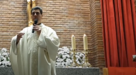 Santa Misa del domingo de la 7ª semana de Pascua, la Ascensión del Señor, presidida por el P. Fernando Simón Rueda, en la Parroquia San Juan Crisóstomo de Madrid, 24-5-2020