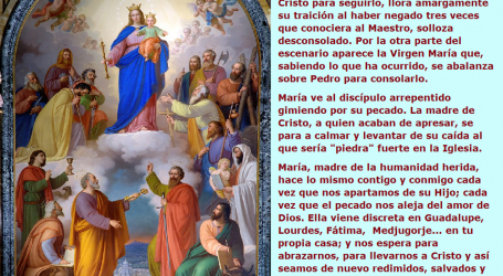 La Virgen María nos espera para llevarnos a Cristo y así seamos redimidos, salvados y llenos de gozo / Por P. Carlos García Malo