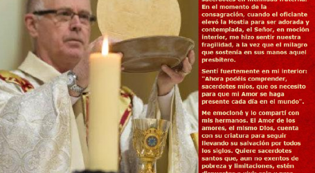 Dios quiere sacerdotes santos que estén dispuestos a vivir solo y para Cristo / Por P. Carlos García Malo