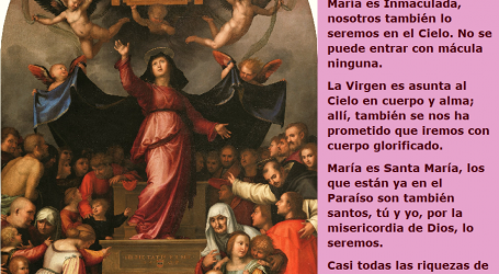 Lo que Dios ha realizado en la Virgen María lo quiere llevar a cabo en cada uno de nosotros / Por P. Carlos García Malo