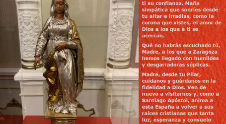 Virgen del Pilar, cuídanos y guárdanos en la fidelidad a Dios / Por P. Carlos García Malo