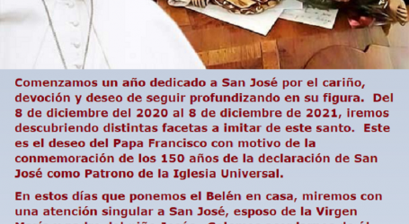 San José, Patrono de la Iglesia Universal, ruega por nosotros / Por P. Carlos García Malo
