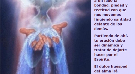 La oración sincera del corazón nos desnuda delante de Dios / Por P. Carlos García Malo