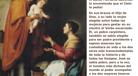 San José se sabía elegido para ser padre providente y esposo amoroso, custodio de Jesús y María / Por P. Carlos García Malo