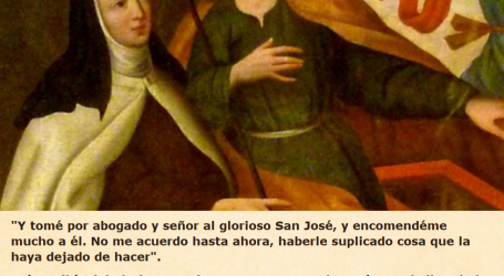 Santa Teresa de Jesús encontró en San José un padre providente / Por P. Carlos García Malo