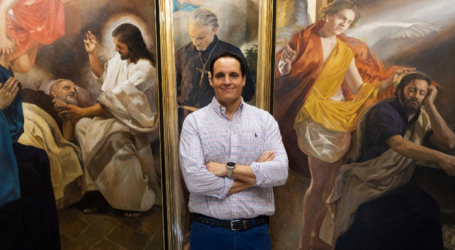 Raúl Berzosa, pintor: «’Pedid y se os dará’ Jesús siempre me reconforta y me da esperanza. Cuanto más rezamos, más tiempo queremos estar con Él que te escucha siempre»