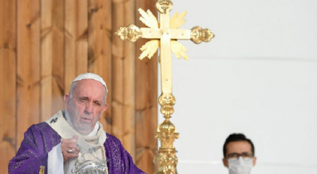 Santa Misa presidida por el Papa Francisco del 3er Domingo de Cuaresma, en Erbil, Irak, 7-3-2021