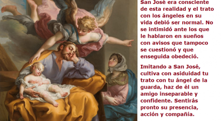 Imitando a San José, cultiva tu trato con tu ángel de la guarda / Por P. Carlos García Malo