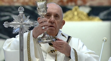 Santa Misa Crismal presidida por el Papa Francisco, 1-4-2021