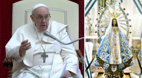 Papa Francisco cuenta que vio un milagro de una niña de 9 años curada de una infección mortal por intercesión de la Virgen de Luján: «La oración hace milagros, va al centro de la ternura de Dios»