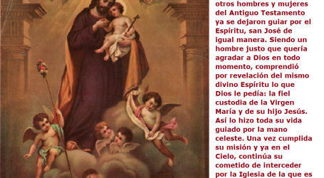 Sé dócil, como San José, al Espíritu Santo / Por P. Carlos García Malo