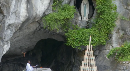 Rosario en el Santuario de Lourdes por el fin de la pandemia como ha pedido el Papa: Misterios Gloriosos, 30-5-2021