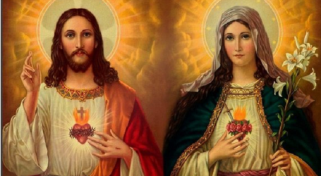 Oración para consagrar tu familia a los Corazones de Jesús y María