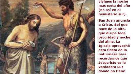 San Juan anuncia a Cristo, verdadera Luz donde no tiene cabida la tiniebla / Por P. Carlos García Malo