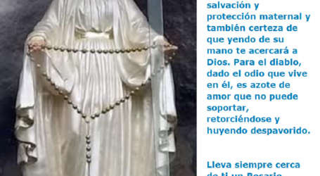 Aférrate al manto de la Virgen con el rezo del Santo Rosario / Por P. Carlos García Malo