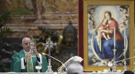 Santa Misa presidida por Mons. Rino Fisichella en la Jornada de los Abuelos y Mayores, 25-7-2021