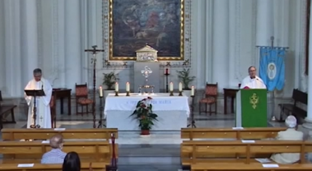 Misterios Gozosos del Santo Rosario en la capilla de Adoración Eucarística Perpetua de Toledo, 14-8-2021