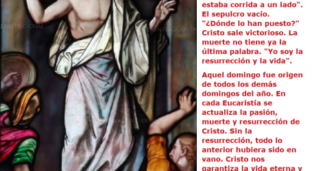La Resurrección de Jesús: ¡Cristo vive! «Yo soy la resurrección y la vida» / Por P. Carlos García Malo