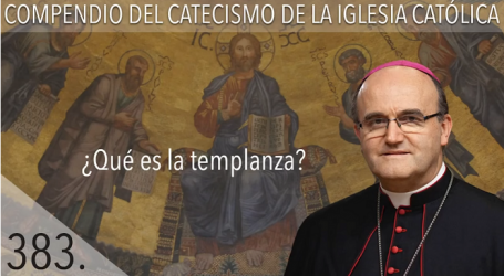 Compendio del Catecismo de la Iglesia Católica: Nº 383 ¿Qué es la templanza? Responde Mons. José Ignacio Munilla, obispo de San Sebastián 