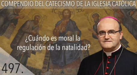 Compendio del Catecismo de la Iglesia Católica: Nº 497 ¿Cuándo es moral la regulación de la natalidad? Responde Mons. José Ignacio Munilla, obispo de Orihuela-Alicante