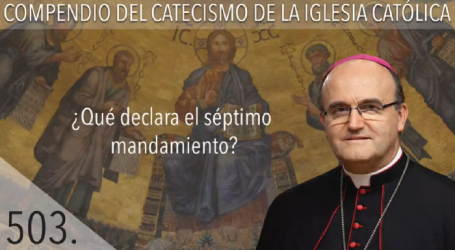 Compendio del Catecismo de la Iglesia Católica: Nº 503 ¿Qué declara el séptimo mandamiento? Responde Mons. José Ignacio Munilla, obispo de Orihuela-Alicante