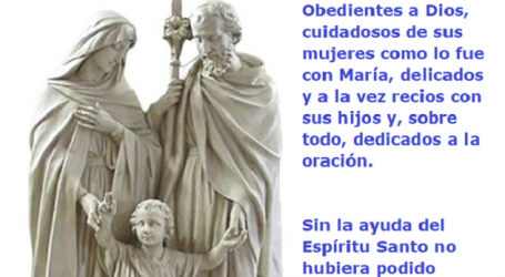 San José era hombre «justo» pero esta rectitud (santidad) era obra del Espíritu / Por P. Carlos García Malo