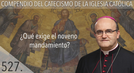 Compendio del Catecismo de la Iglesia Católica: Nº 527 ¿Qué exige el noveno mandamiento? Responde Mons. José Ignacio Munilla, obispo de Orihuela-Alicante