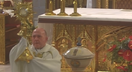 Adoración Eucarística con el P. Pedro Luis López, en la Basílica de la Concepción de Madrid, 20-4-2022