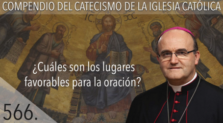 Compendio del Catecismo de la Iglesia Católica: Nº 566 ¿Cuáles son los lugares favorables para la oración? Responde Mons. José Ignacio Munilla, obispo de Orihuela-Alicante