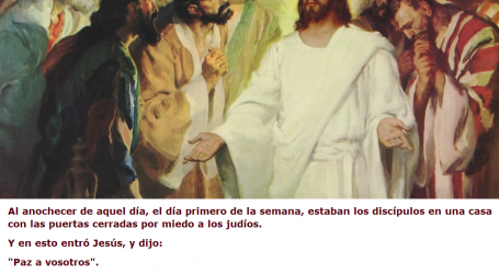 Y en esto entró Jesús, y dijo: «Paz a vosotros» / Por P. Carlos García Malo