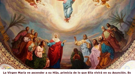 La Virgen María ve ascender a su Hijo, primicia de lo que Ella vivirá en su Asunción / Por P. Carlos García Malo