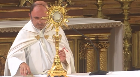Adoración Eucarística con el P. Jesús Luis Sacristán, en la Basílica de la Concepción de Madrid, 24-8-2022