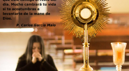 Habitúate a levantarte de la mano de Dios / Por P. Carlos García Malo