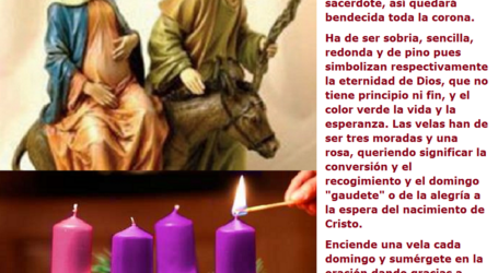 Puedes hacer una Corona de Adviento en casa, enciende una vela cada domingo y ora dando gracias a Dios / Por P. Carlos García Malo