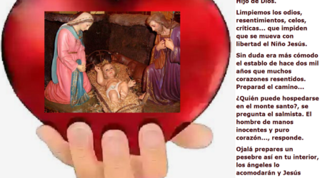 Preparemos el pesebre, acomodemos nuestro corazón, va a nacer el Hijo de Dios / Por P. Carlos García Malo