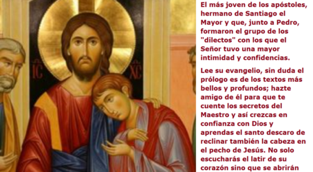 Lee el evangelio de San Juan, apóstol, para crecer en confianza con Dios / Por P. Carlos García Malo