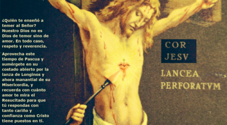 Sumérgete en el costado de Cristo abierto por la lanza y manantial de su Misericordia / Por P. Carlos García Malo