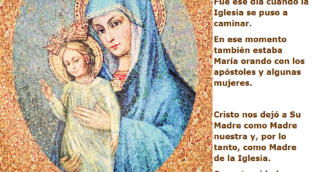 Cristo nos dejó a Su Madre como Madre nuestra y como Madre de la Iglesia / Por P. Carlos García Malo
