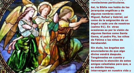Llamemos la atención de los ángeles, amigos celestiales, para que intervengan en nuestra vida / Por P. Carlos García Malo