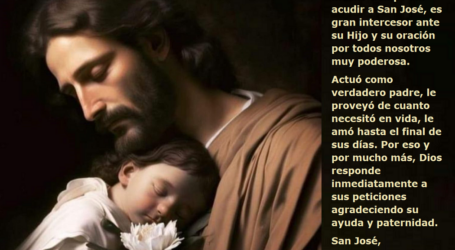 San José es gran intercesor ante su Hijo y su oración por nosotros poderosa / Por P. Carlos García Malo