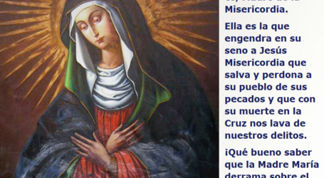 ¡Madre de la Misericordia derrama sobre el mundo todo el amor de tu Hijo! / Por P. Carlos
