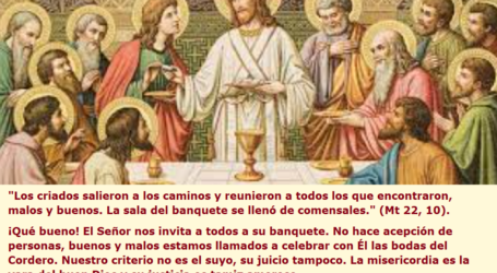 Estamos llamados a celebrar con Dios las bodas del Cordero / Por P. Carlos García Malo