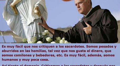 Como dice la Virgen María en Medjugorje, reza por los sacerdotes, por su conversión y santidad / Por P. Carlos García Malo