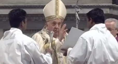 Santa Misa, presidida por el Papa Francisco, en la solemnidad de Santa María, Madre de Dios, 1-1-2024