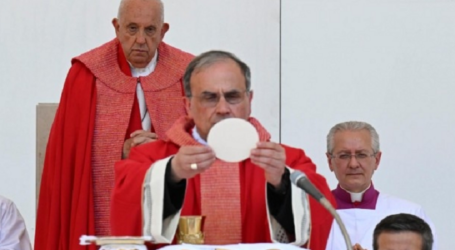 Santa Misa, presidida por el Papa Francisco, de hoy sábado, Vigilia de la solemnidad de Pentecostés, en Verona, 18-5-2024